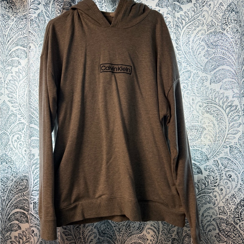 Calvin Klein Men's Taupe Hoodie